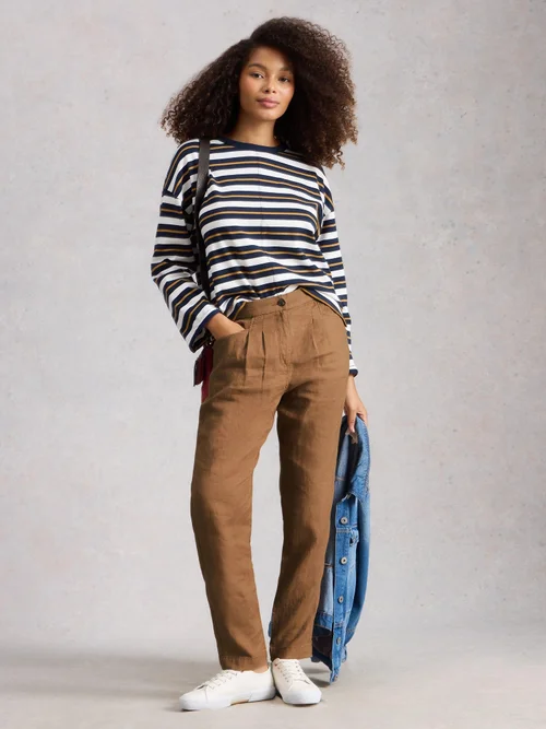 Leinenhose Rowena - Mid Tan - 52/R Bild 2