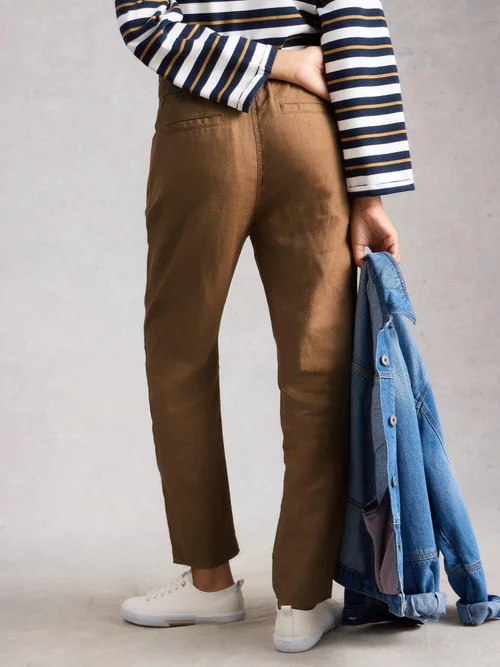 Leinenhose Rowena - Mid Tan - 52/R Bild 4