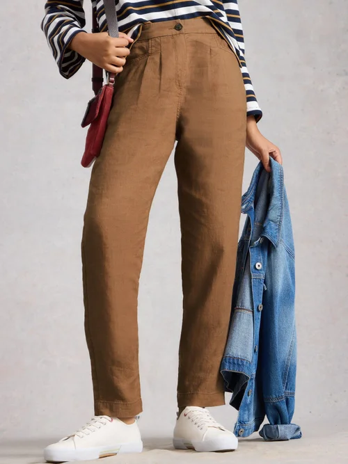 Leinenhose Rowena - Mid Tan - 52/R Bild 1