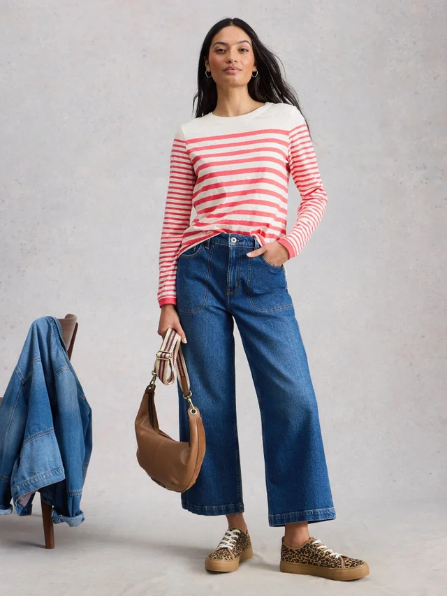 Gestreiftes Langarmshirt Clara