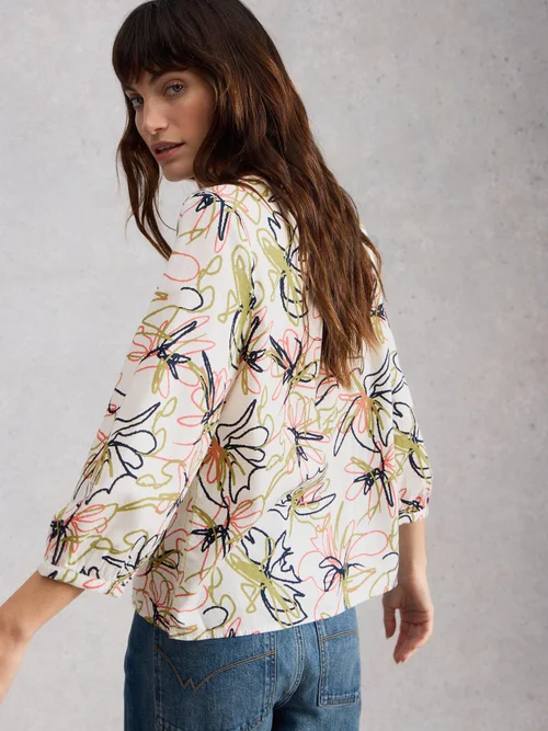 Bio-Baumwolltop Ruby - Ivory Pr - 52 Bild 4