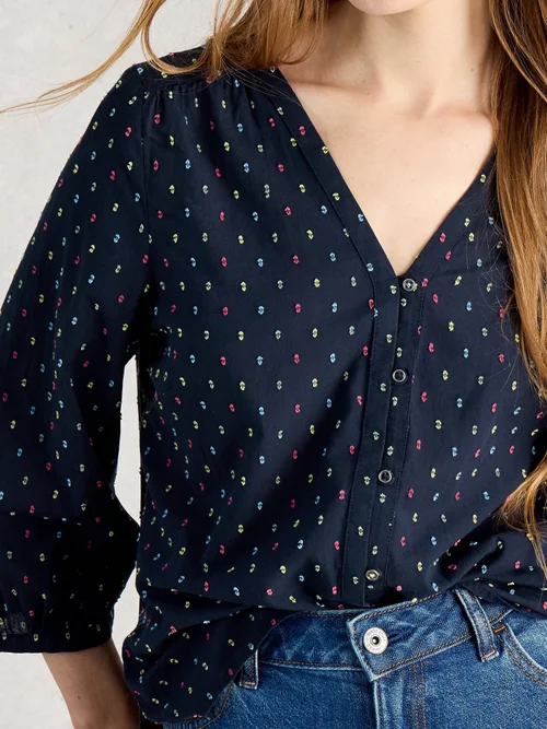 Bio-Baumwolltop Ruby - Navy Multi - 52 Bild 3