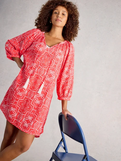 Strandkaftan Lottie - Coral Pr - XXXL Bild 3