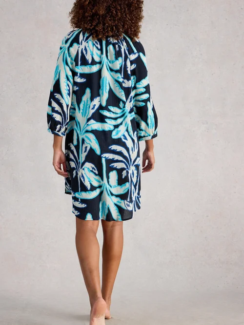 Strandkaftan Lottie - Navy Pr - XXXL Bild 4