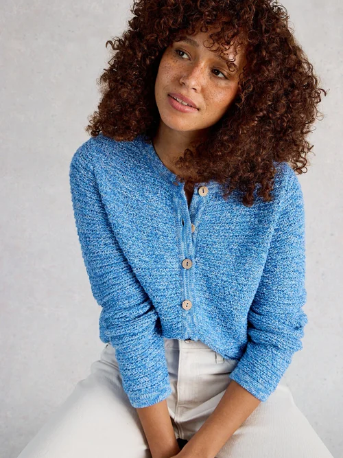 Strickjacke Belle - Mid Blue - 52 Bild 3