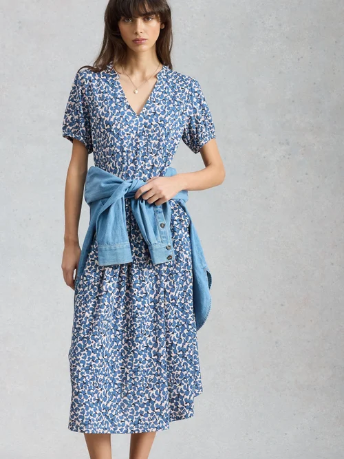 Jerseykleid Leah - Blue Mlt - 52/R Bild 3