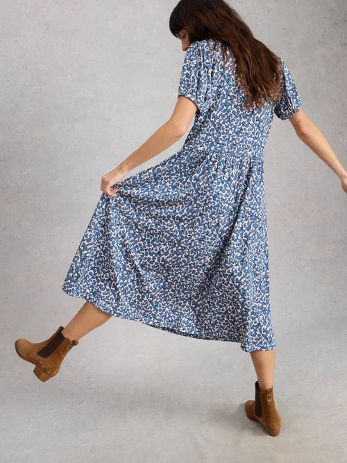 Jerseykleid Leah - Blue Mlt - 52/R Bild 4
