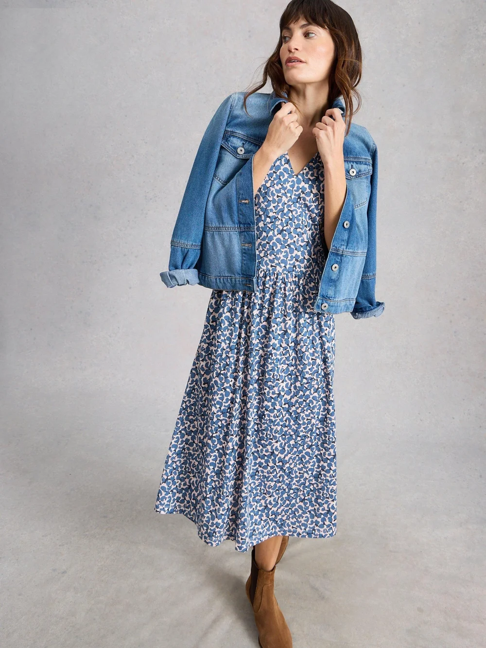 Jerseykleid Leah - Blue Mlt - 52/R Bild 1