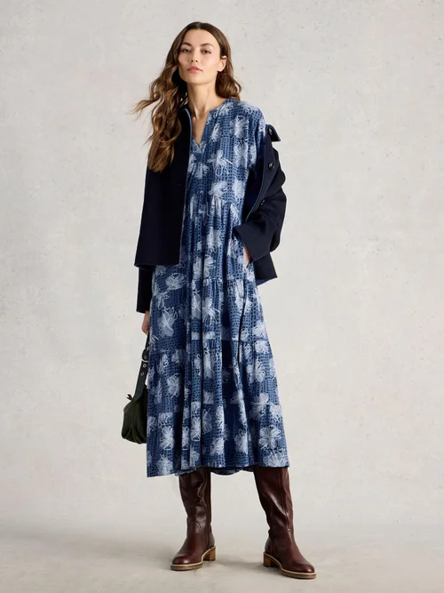 Jerseykleid Tabitha - Blue Pr - 52/R Bild 2