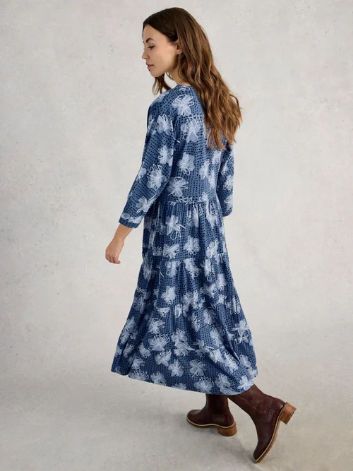 Jerseykleid Tabitha - Blue Pr - 52/R Bild 4