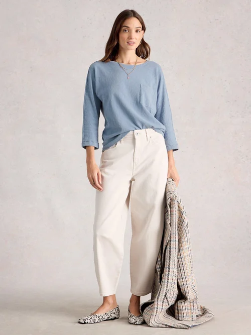 Dolman Top Demi - Mid Blue - 52 Bild 2