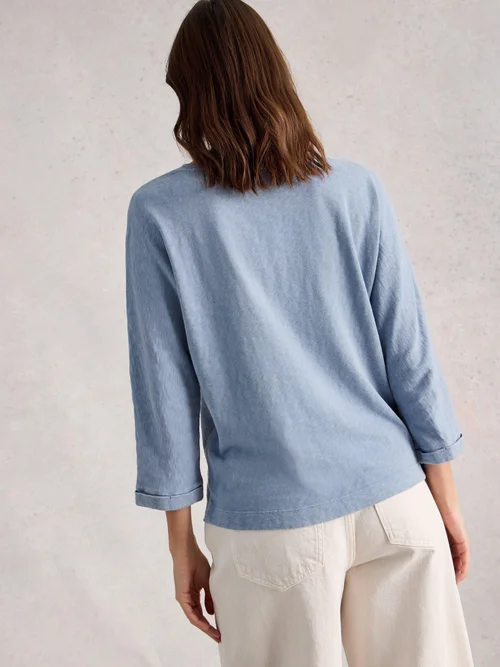 Dolman Top Demi - Mid Blue - 52 Bild 4