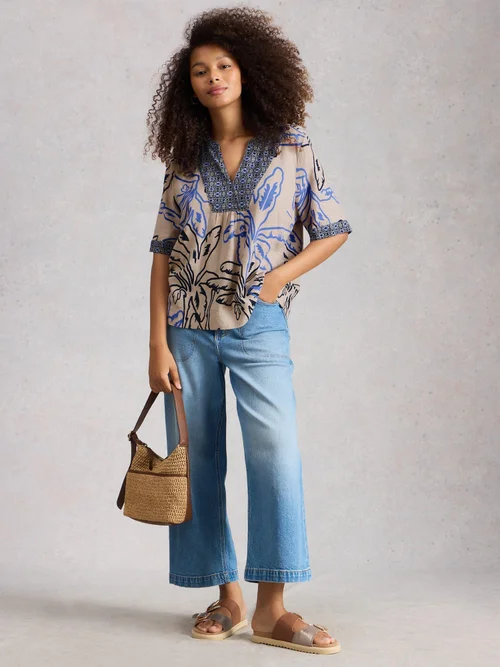 Top Ash aus Leinenmischung - Nat Mlt - 52 Bild 2