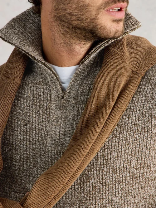 Pullover Tadley mit Trichterkragen - Green Mlt - XXL Bild 3