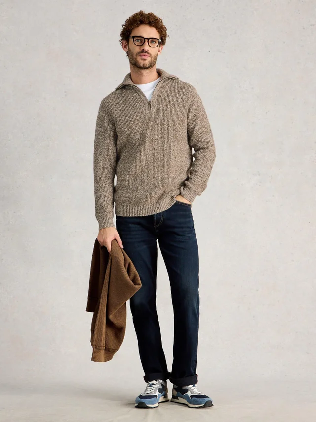 Pullover Tadley mit Trichterkragen