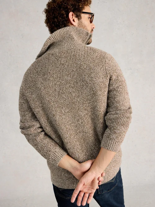 Pullover Tadley mit Trichterkragen - Green Mlt - XXL Bild 4