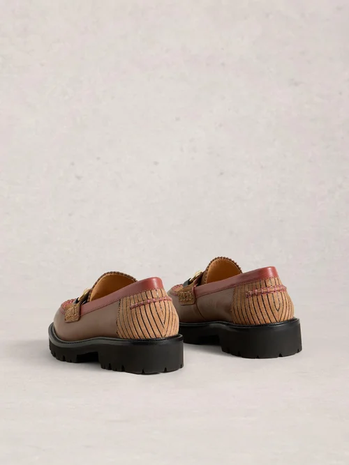 Loafer Laura mit Plateausohlen - Tan Multi - 41 Bild 4