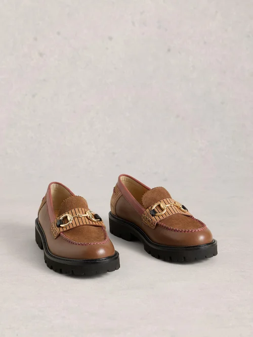 Loafer Laura mit Plateausohlen - Tan Multi - 41 Bild 2