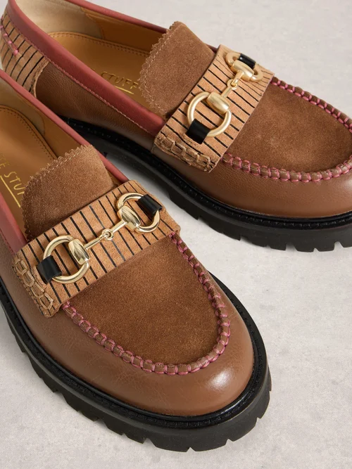 Loafer Laura mit Plateausohlen - Tan Multi - 41 Bild 3