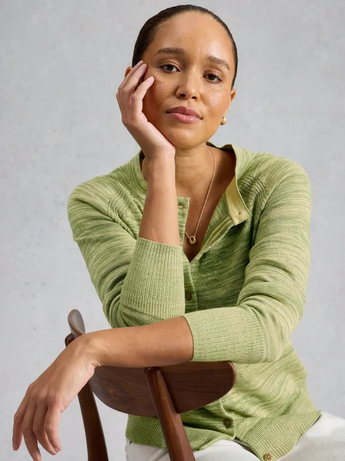 Strickjacke Lulu Twist - Green Mlt - 52 Bild 1