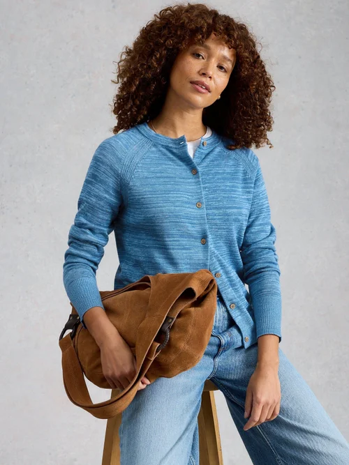 Strickjacke Lulu Twist - Mid Blue - 52 Bild 3