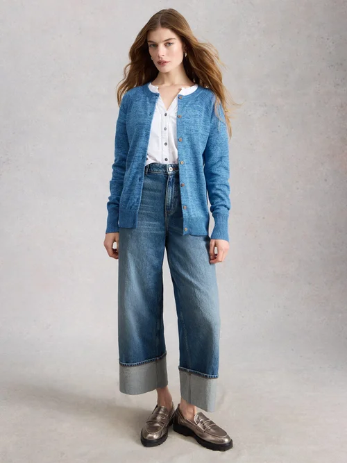 Strickjacke Lulu Twist - Mid Blue - 52 Bild 2