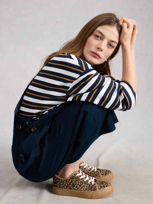 Leinenlatzhose Vivian - Dark Navy - 52/R Bild 3