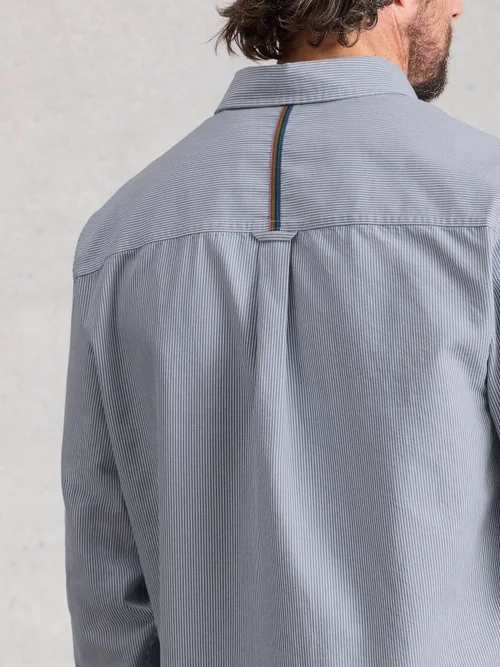 Gestreiftes Hemd Sefton - Lgt Blue - XXXL Bild 4