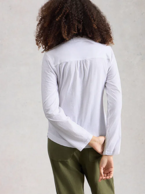 Jerseybluse Allie - Bril White - 52 Bild 4