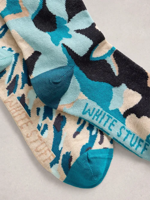 2er-Pack Socken Abstrakt - Teal Mlt - 39-41 Bild 2