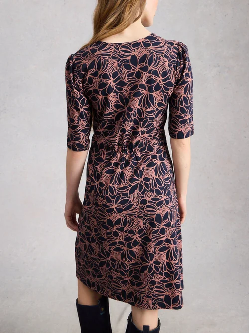 Jerseykleid Olivia - Navy Pr - 52/R Bild 4