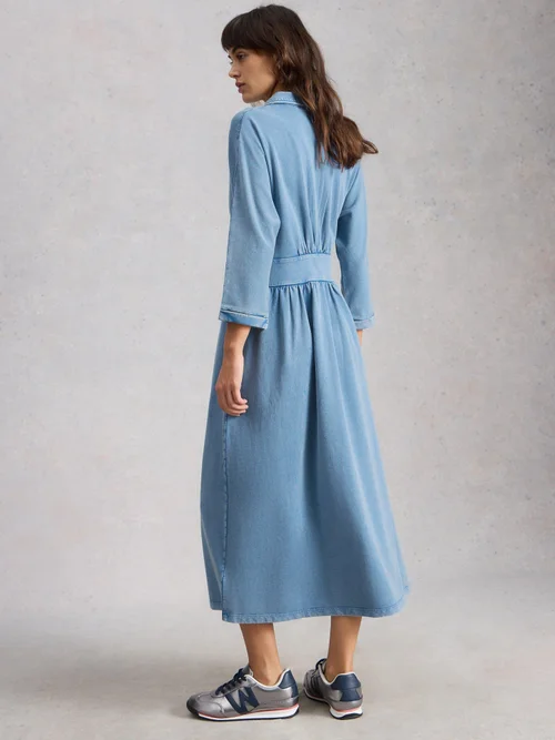 Kleid Lottie aus Denimjersey - Lgt Denim - 52/R Bild 4