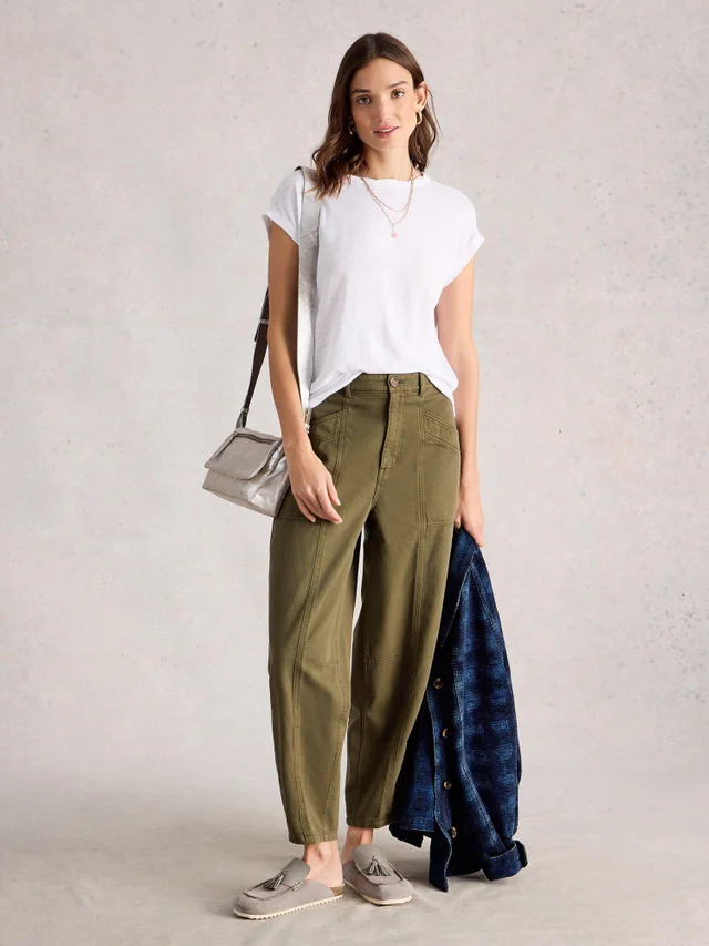 Leinen-T-Shirt Rowan