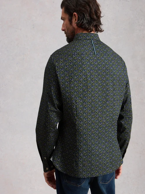 Hemd Salcombe mit Fahrradprint - Navy Pr - S/R Bild 4