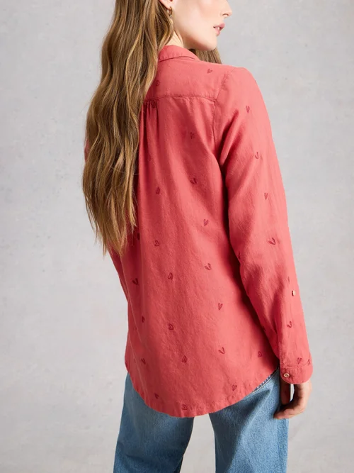 Bluse Sophie aus Bio-Baumwolle - Mid Pink - 52 Bild 4