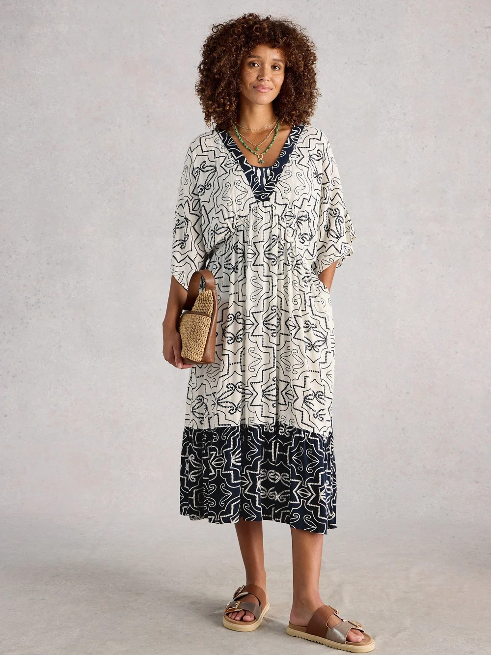 Strandkleid Otterley - Ivory Pr - XXL Bild 1