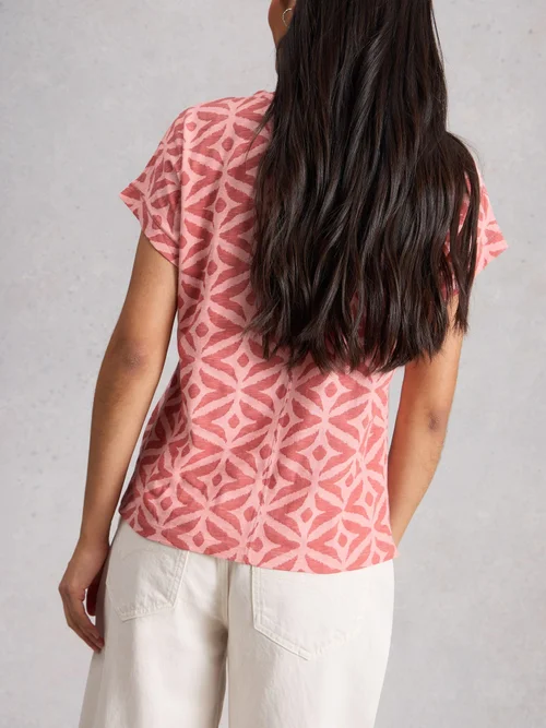 Besticktes T-Shirt Nelly - Pink Mlt - 52 Bild 4