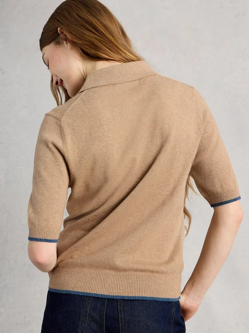 Strickpolohemd Poppy - Dk Nat - 52 Bild 4