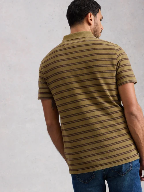 SS Utility Stripe Polo - Green Mlt - XXXL/R Bild 4