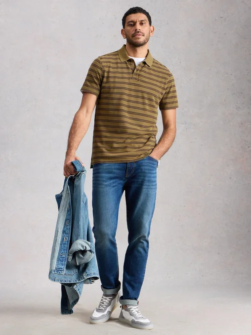 SS Utility Stripe Polo - Green Mlt - XXXL/R Bild 2