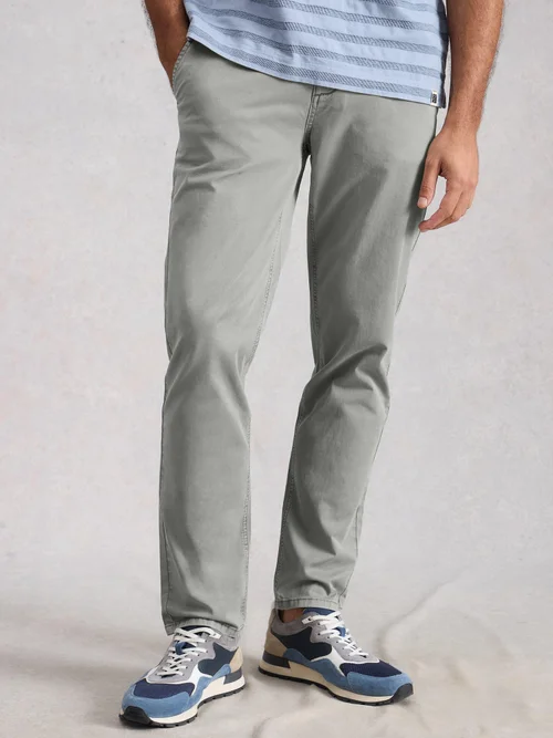 Chinohose Sutton aus Bio-Baumwolle - Lgt Grey - 40/R Bild 3
