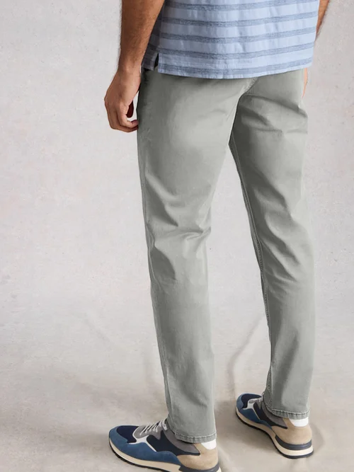 Chinohose Sutton aus Bio-Baumwolle - Lgt Grey - 40/R Bild 4