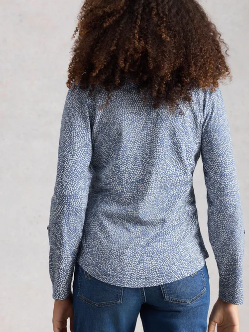 Jerseybluse Annie - Mid Blue - 52 Bild 4