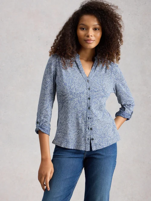 Jerseybluse Annie - Mid Blue - 52 Bild 3