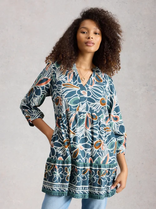 Tunika Marta - Teal Pr - 52 Bild 3