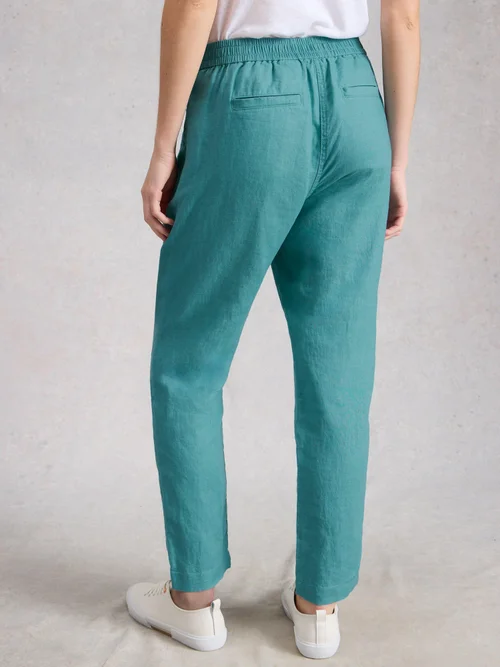 Leinenhose Rowena - Mid Teal - 52/R Bild 4