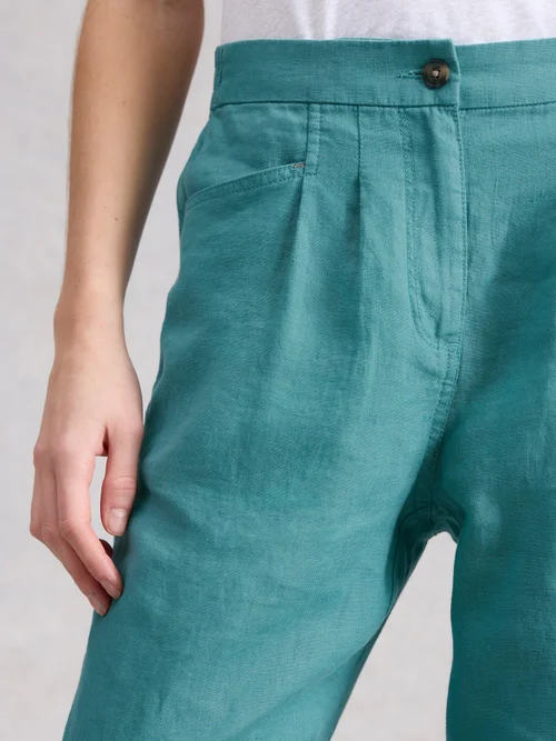 Leinenhose Rowena - Mid Teal - 52/R Bild 3