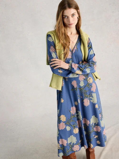 Jerseykleid Megan - Blue Mlt - 52/R Bild 3