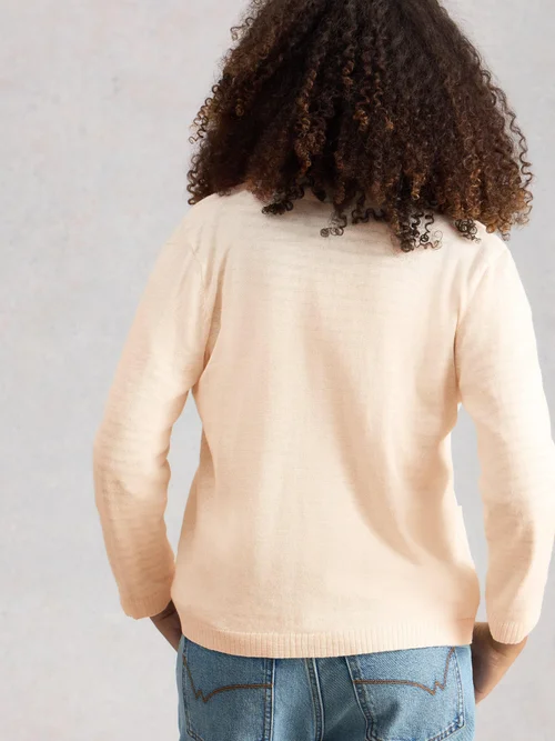 Cardigan Nova aus Leinenmischung - Nat White - 52 Bild 4