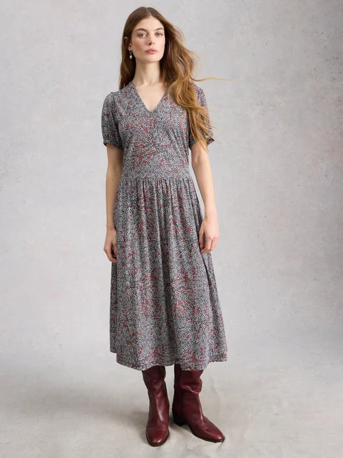 Jerseykleid Leah - Navy Multi - 52/R Bild 2